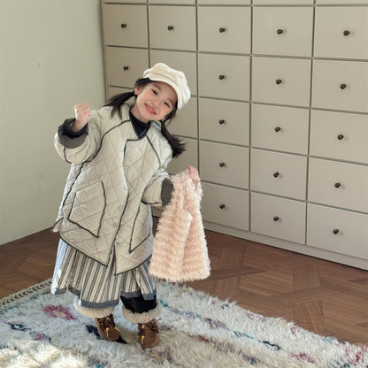 キルトジャケット ノーカラー キルティング アウター【mh0011924】