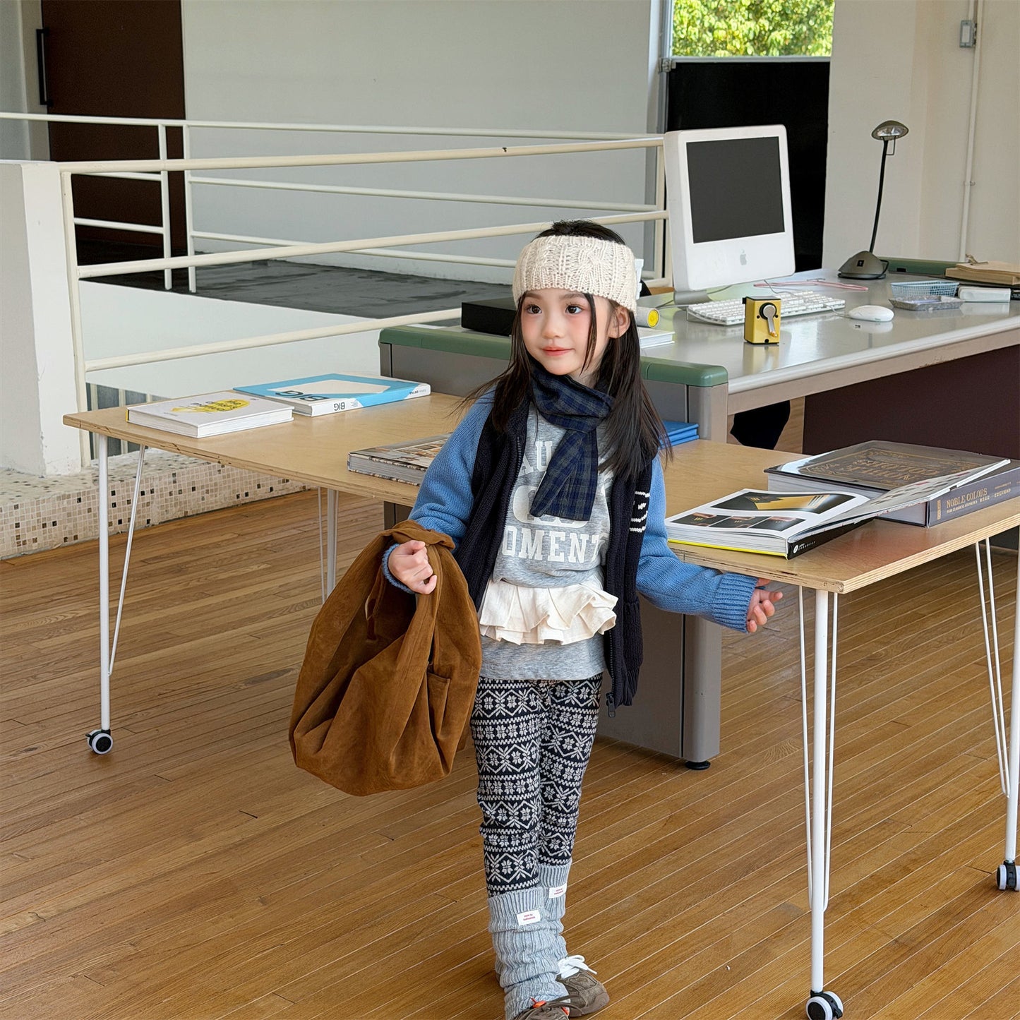 裏起毛レギンスパンツ トライバル ネイティブ柄 レギパン【mh0011911】