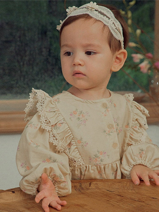 Floral Long Sleeve Romper