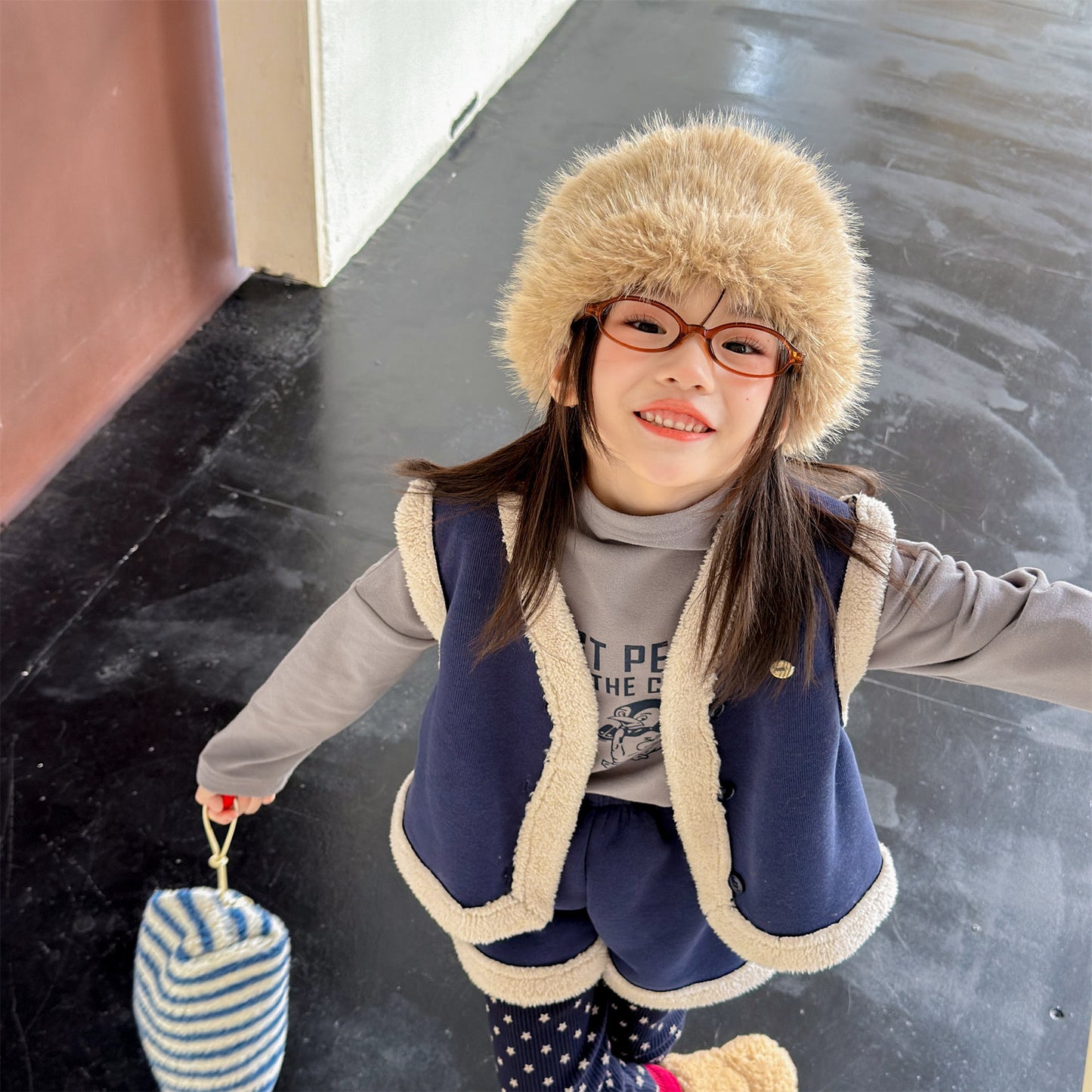 裏ボアセットアップ 2点セット ベスト+ショートパンツ【mh0011906】