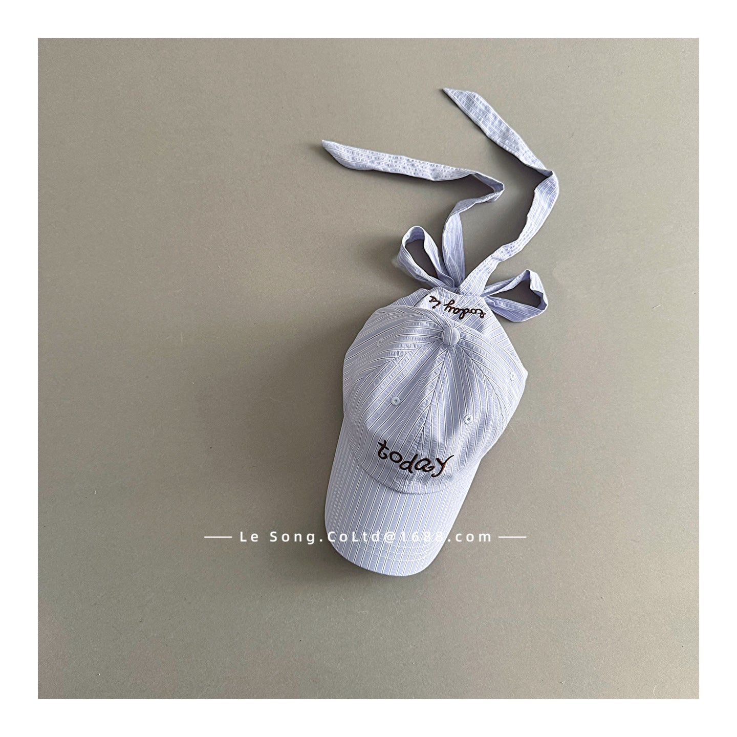 Striped Ribbon Cap ストライプ ベースボールキャップ【mh0013082】