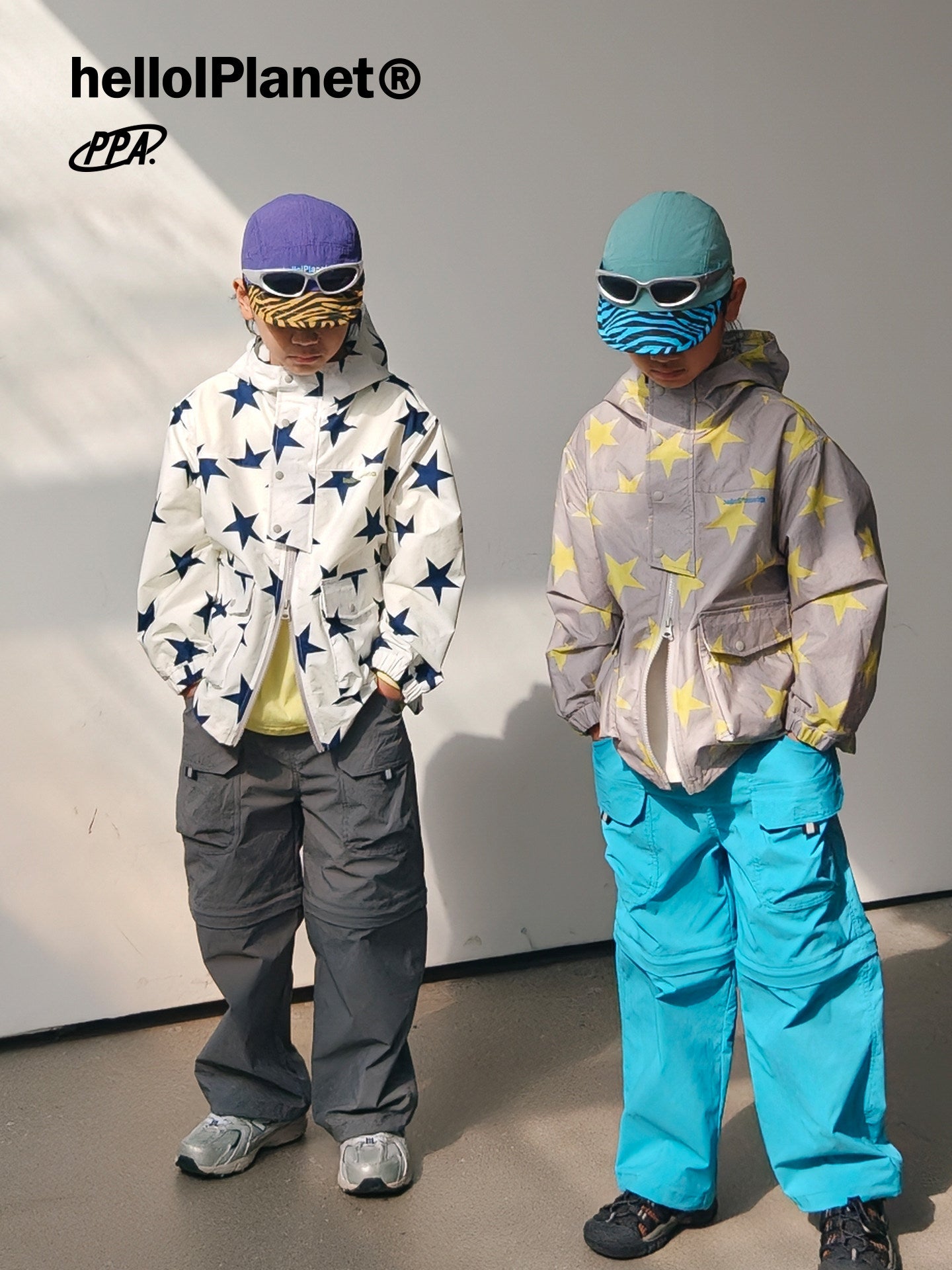 Stardust Windproof Hooded Jacket 星柄 長袖ジャケット【mh0013626】