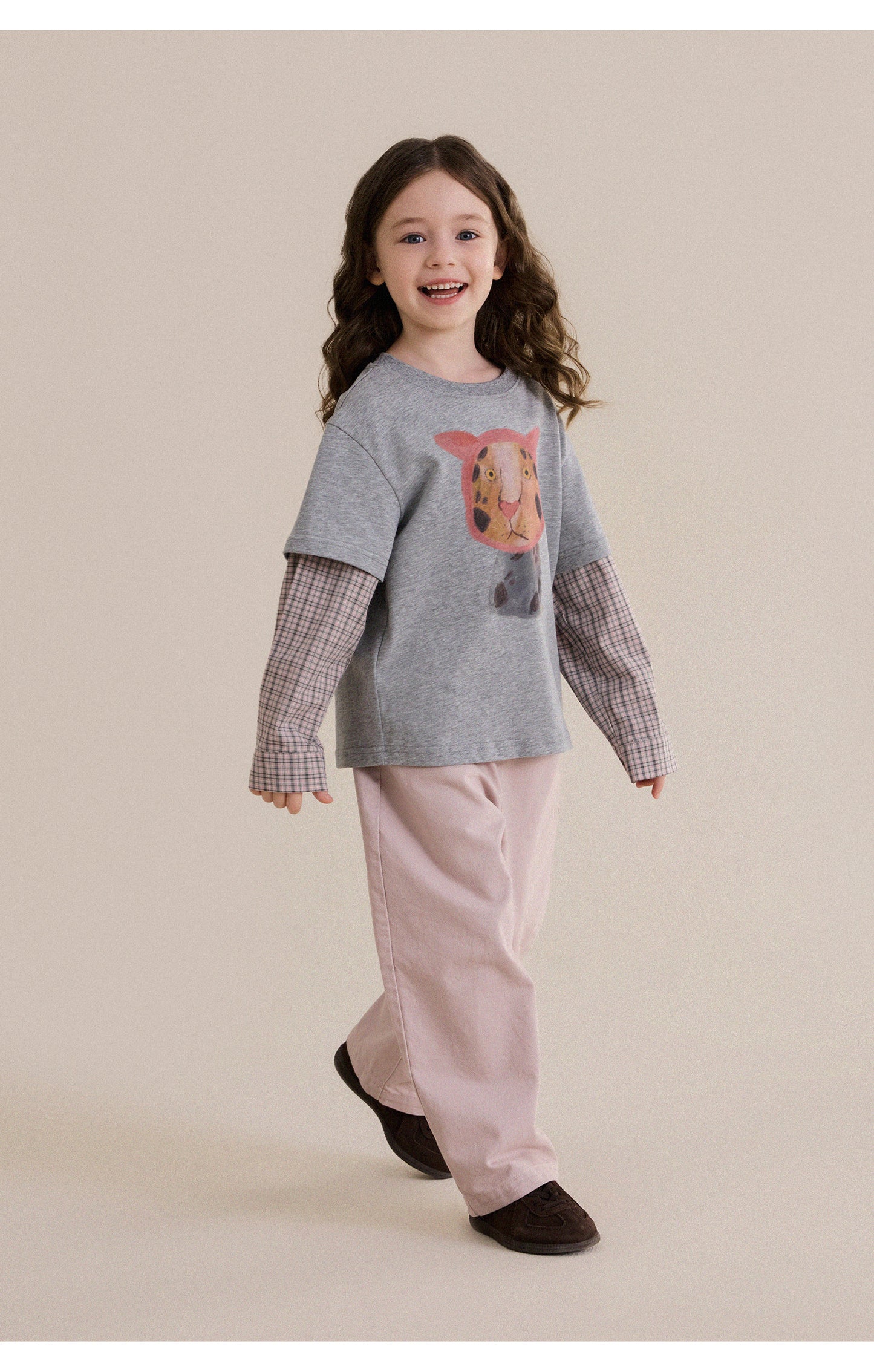 Kids' / Junior Wide-Leg Straight Pants [mh0013979]