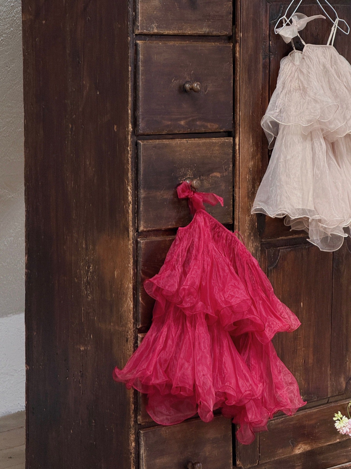 Spaghetti Strap Tulle Princess Dress チュール キャミソールワンピース【mh0013411】