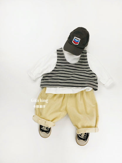 Corduroy Wide Leg Bloomers [mh0012572]
