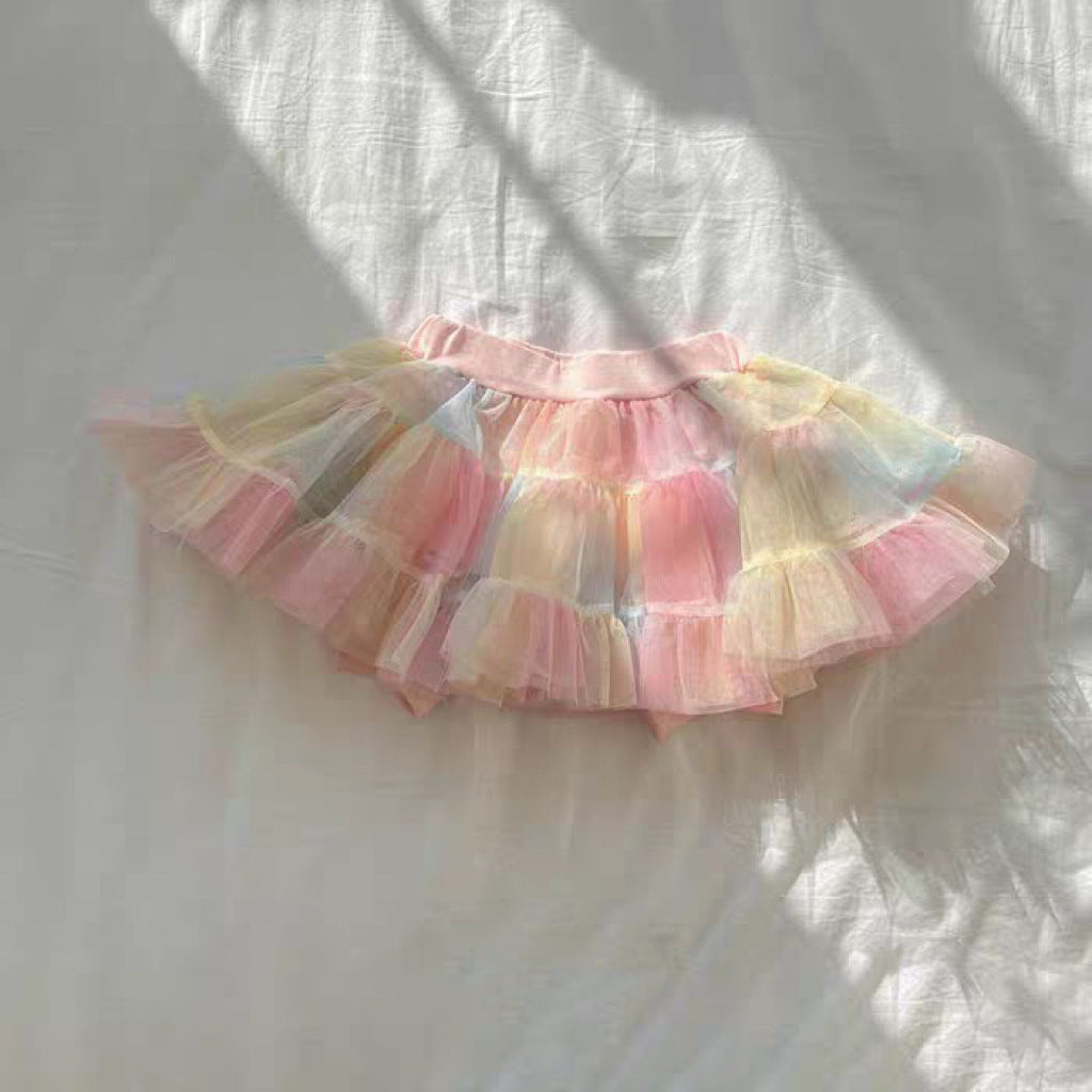 Rainbow Tulle Skirt レインボーチュールスカート【mh0012937】