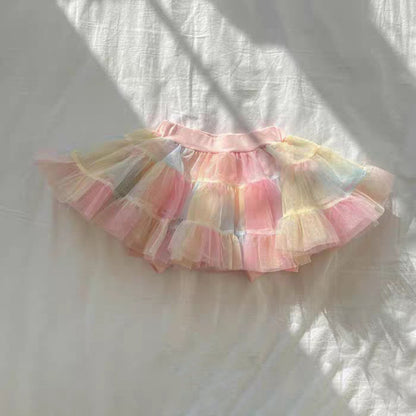 Rainbow Tulle Skirt レインボーチュールスカート【mh0012937】