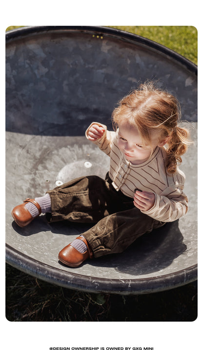 -ロングパンツ コーデュロイ 裏地付き 防寒 暖パン カジュアル【mh0011320】 - mamahalo shop - ロングパンツ・スウェットパンツ -  べビー服 - 子供服 - 男の子 - 女の子