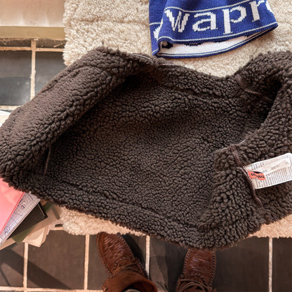 フェイクムートンボアベスト もこもこ ダッフルベスト【mh0011904】