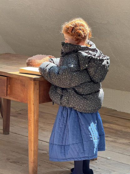 ダウンジャケット フラワープリント アウター【mh0011763】