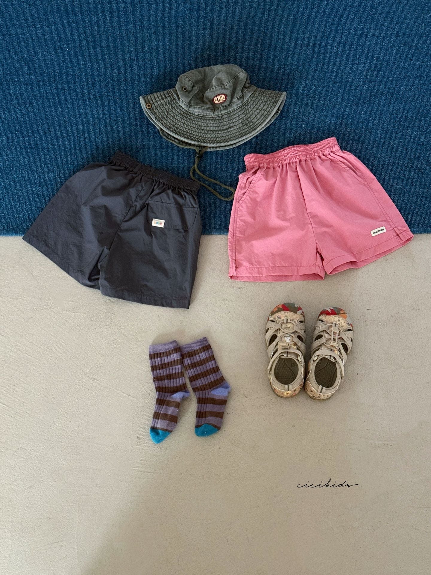 Outdoor Quick-dry Block Shorts スポーツ ハーフパンツ【mh0013312】