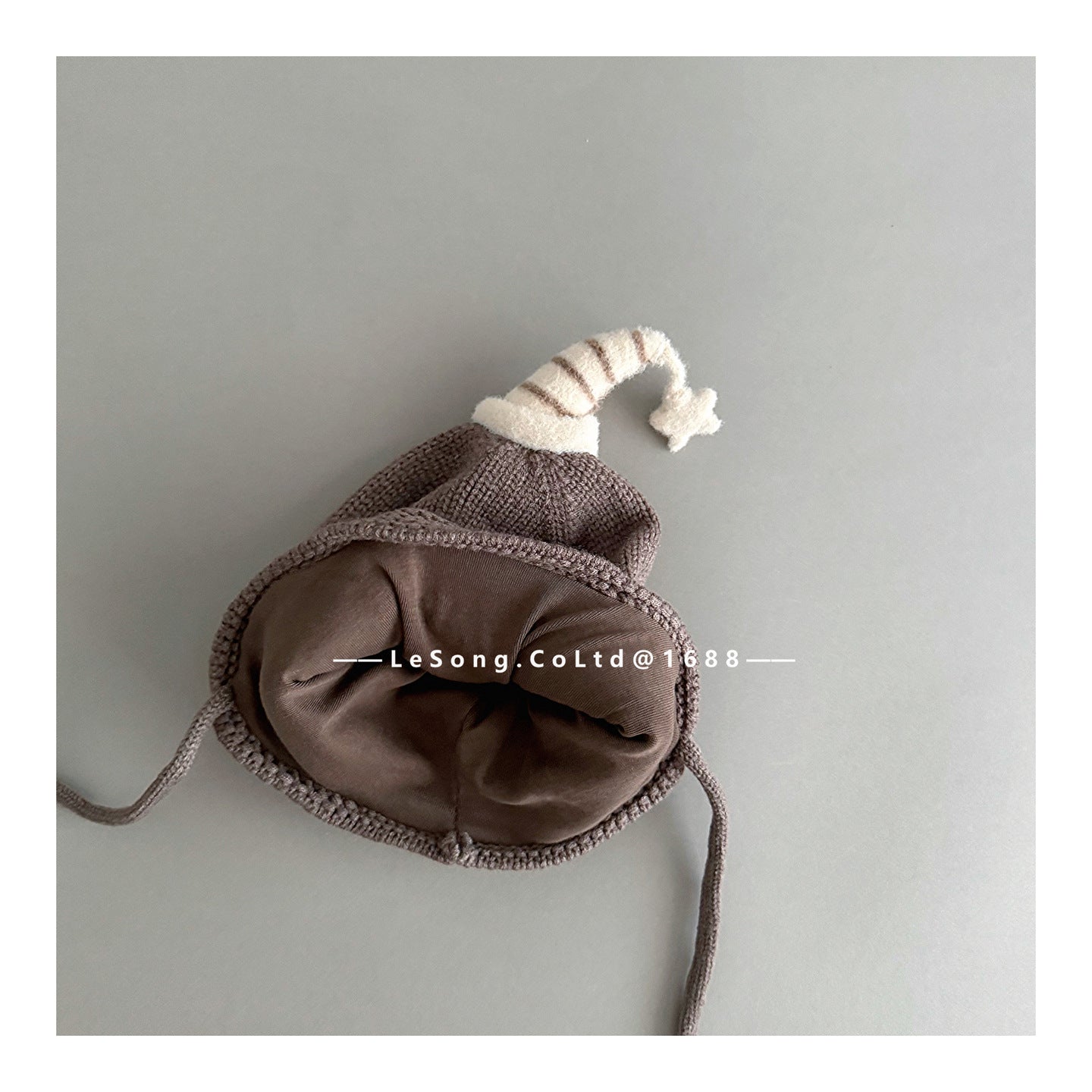 ベビー帽子 アイボール 目玉ワッペン ニットキャップ【mh0011826】