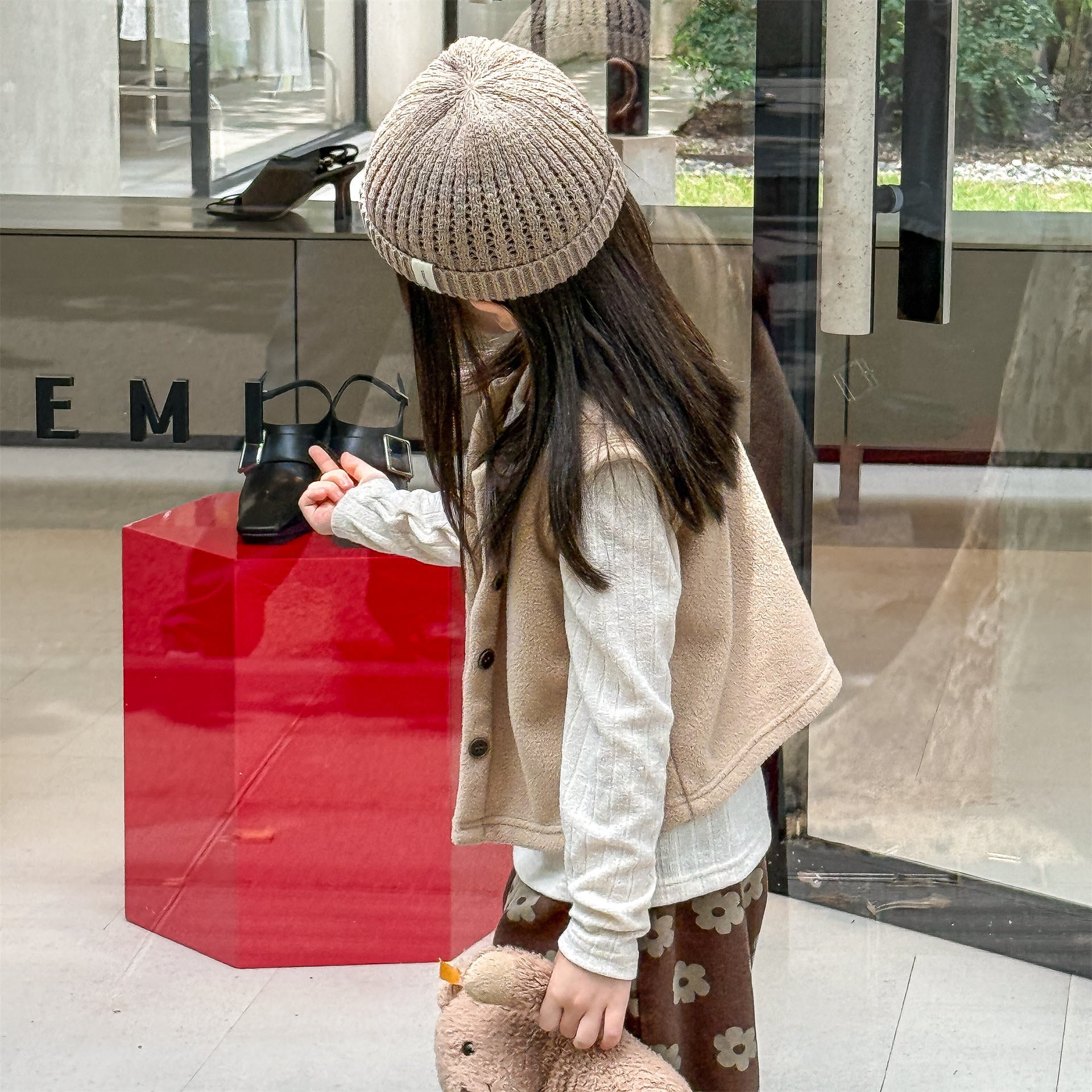 -フロントボタン付きフリースベスト【mh0010809】 - mamahalo shop - ベスト -  べビー服 - 子供服 - 男の子 - 女の子