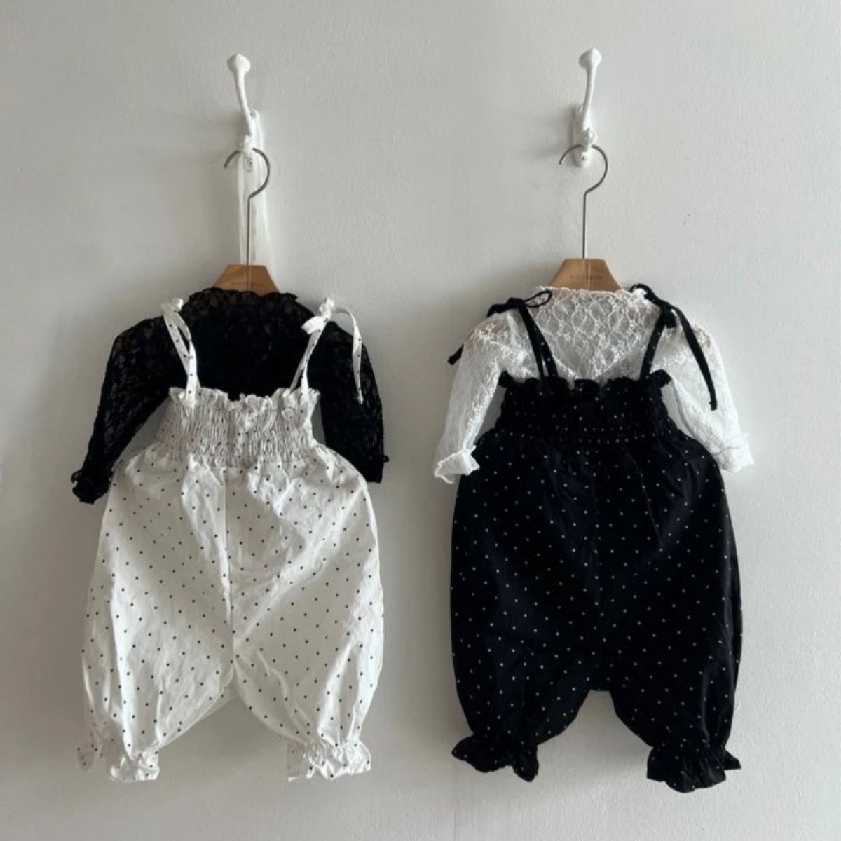 Polka Dot Baby Jumpsuit ドット柄 サロペット【mh0012504】