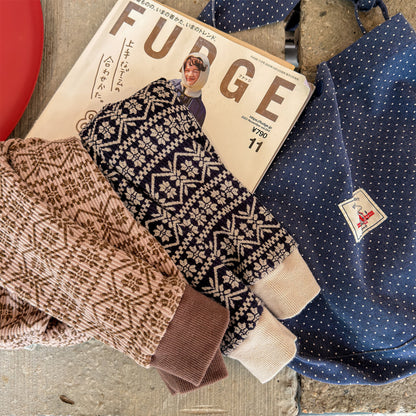 裏起毛レギンスパンツ トライバル ネイティブ柄 レギパン【mh0011911】