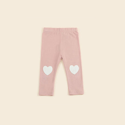 Heart Patch Cotton Leggings ハートパッチ レギンスパンツ【mh0012608】