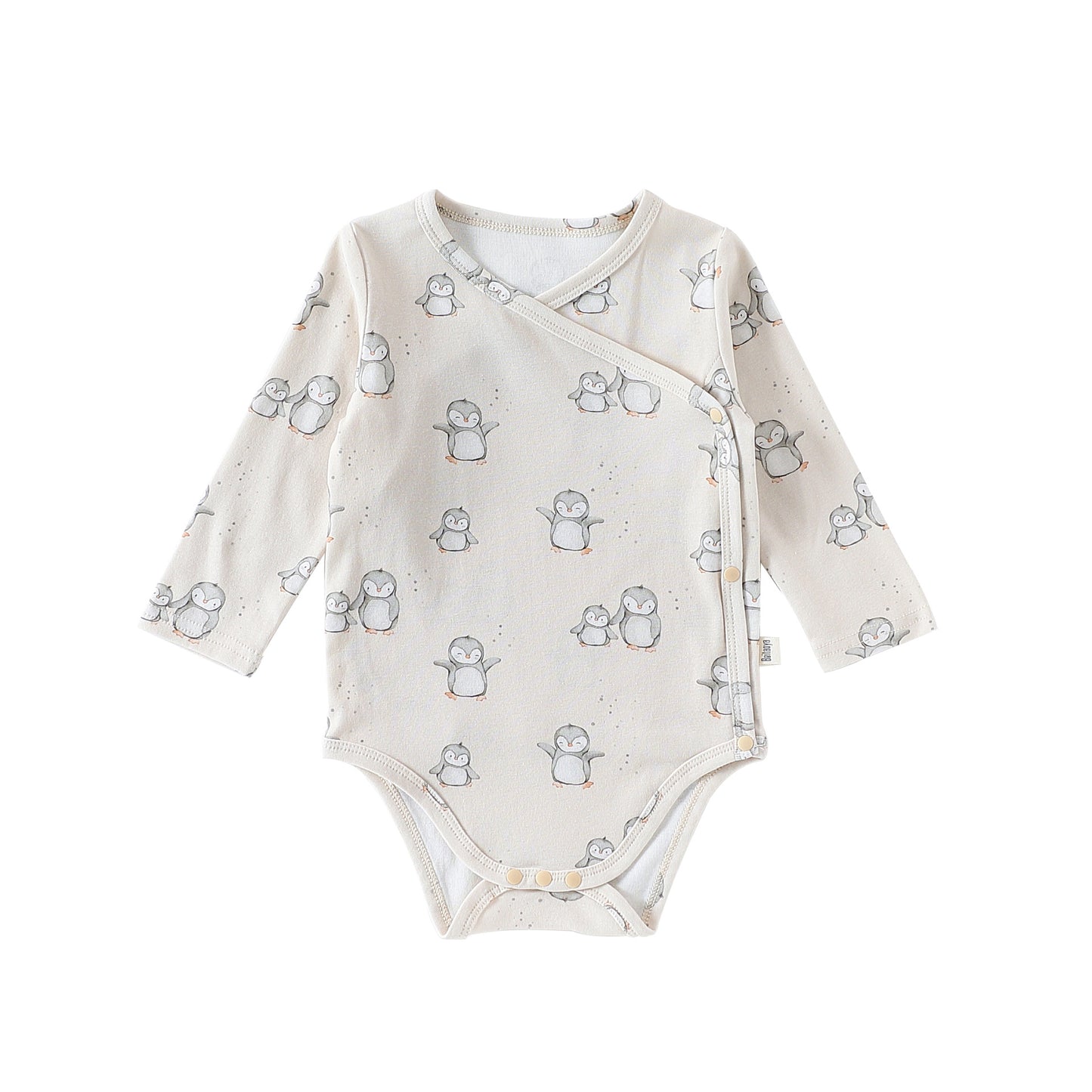 長袖肌着ロンパース/パンツ アニマル/星月プリント ボディスーツ【mh0011724】