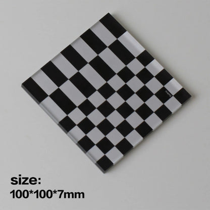 -コースター ランチョンマット チェッカーボード ディナー マット パッド 4枚セット【mh0001616】 - mamahalo shop - コースター・なべ敷き・ランチョンマット -  べビー服 - 子供服 - 男の子 - 女の子