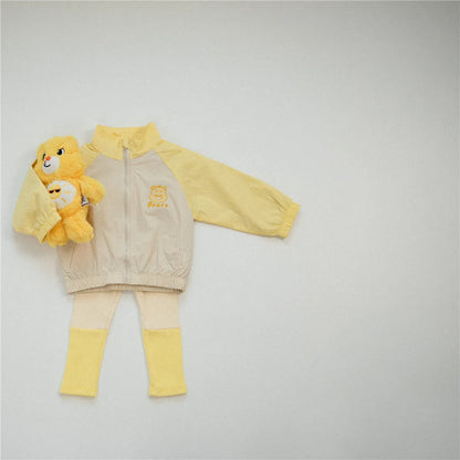 -キッズパンツ リブレギンスパンツ カラフルパッチワーク 5カラー - mamahalo shop - レギンスパンツ -  べビー服 - 子供服 - 男の子 - 女の子