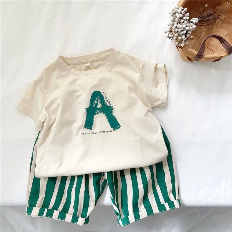 -キッズトップス 半袖Tシャツ プリント 2カラー【mh0005361】 - mamahalo shop - 半袖Tシャツ -  べビー服 - 子供服 - 男の子 - 女の子