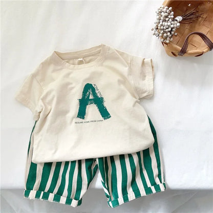 -キッズトップス 半袖Tシャツ プリント 2カラー【mh0005361】 - mamahalo shop - 半袖Tシャツ -  べビー服 - 子供服 - 男の子 - 女の子