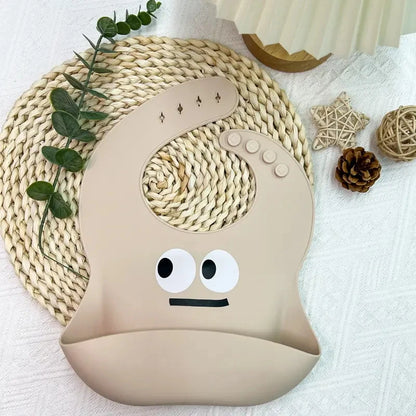 -ベビー ビブ 防水  クマ シリコン エプロン スタイ お食事エプロン ポケットエプロン【mh0001778】 - mamahalo shop - お食事エプロン -  べビー服 - 子供服 - 男の子 - 女の子