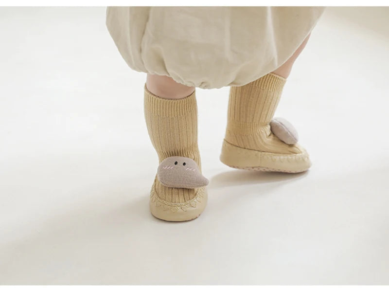 -ベビーソックス ソフト ルームシューズ ファーストシューズ 靴下 室内ばき - mamahalo shop - ベビー用靴下・タイツ -  べビー服 - 子供服 - 男の子 - 女の子