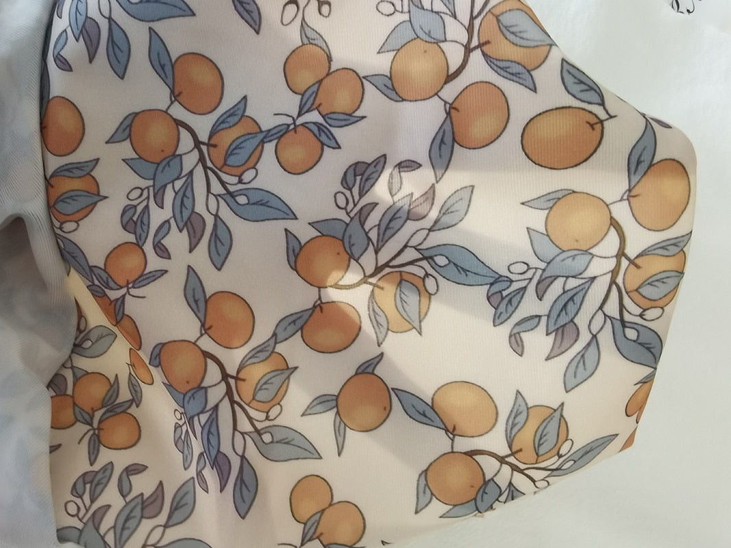 -ベビー レモン フラワー 水着 ワンピース ビキニ【mh0002858】 - mamahalo shop - ベビー用水着 -  べビー服 - 子供服 - 男の子 - 女の子