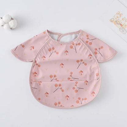 -お食事エプロン ポケットスタイ 離乳食 半袖ビブ 防水エプロン - mamahalo shop - お食事エプロン -  べビー服 - 子供服 - 男の子 - 女の子