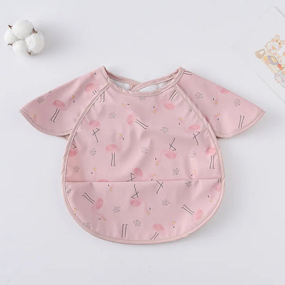 -お食事エプロン ポケットスタイ 離乳食 半袖ビブ 防水エプロン - mamahalo shop - お食事エプロン -  べビー服 - 子供服 - 男の子 - 女の子