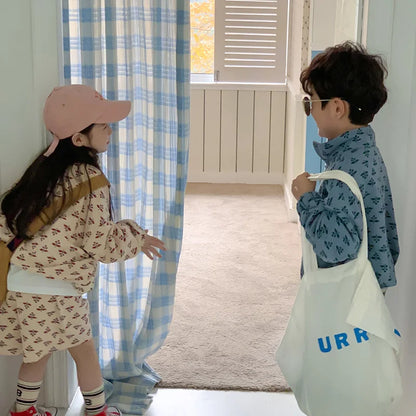 -キッズセットアップ 2点セット ジッパースウェットジャケット ハーフパンツ プリント柄 ベージュ - mamahalo shop - 長袖セットアップ -  べビー服 - 子供服 - 男の子 - 女の子