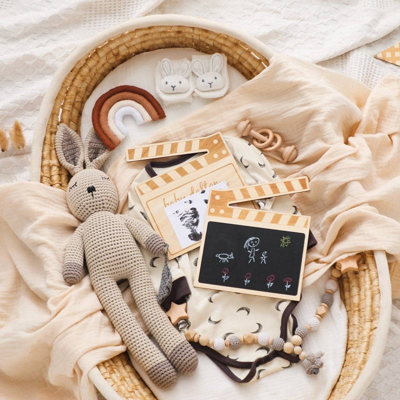 -ベビー マイルストーンカード 誕生日 ベビーフォト レターバナー ニューボーンフォト 記念日フォト 月齢カード ベビー成長記録 撮影用【mh0002630】 - mamahalo shop - パーティ雑貨 -  べビー服 - 子供服 - 男の子 - 女の子