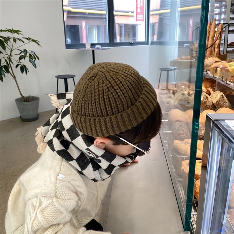 -ベビー キッズ ニット帽 ニットキャップ ワッチキャップ ボーイズ【mh0002401】 - mamahalo shop - ベビー用帽子 -  べビー服 - 子供服 - 男の子 - 女の子