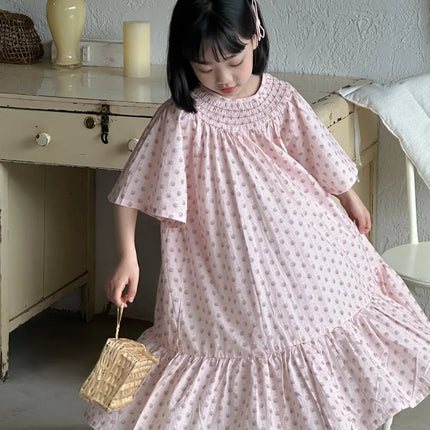 キッズワンピース 半袖ルーズワンピース サマードレス - mamahalo shop - 半袖ワンピース - ベビー服 - 子供服 - 男の子 - 女の子