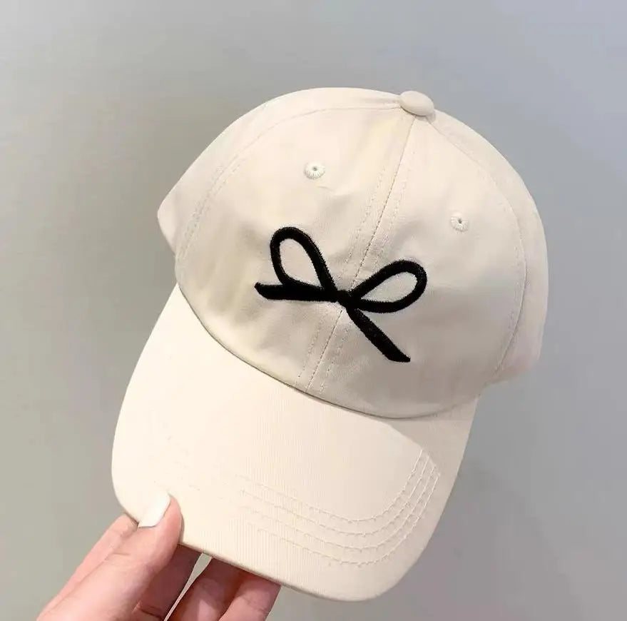 -キッズ帽子 キャップ 野球帽 リボン刺繍 パステルカラー サマーハット【mh0006335】 - mamahalo shop - ベビー用帽子 -  べビー服 - 子供服 - 男の子 - 女の子