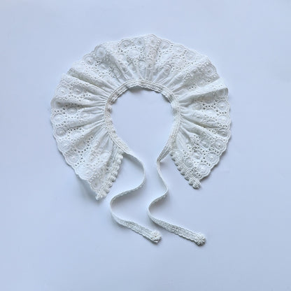 -ベビー キッズ レース つけ襟 付け襟 アタッチメント カラー 5デザイン ベージュ ガールズ - mamahalo shop - ショール -  べビー服 - 子供服 - 男の子 - 女の子