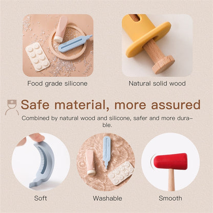 -ウッドトイ おままごと お医者さんごっこ おもちゃ 木製 キッズ セット ユニセックス 男の子 女の子【mh0002804】 - mamahalo shop - Toy (おもちゃ・木製玩具）etc. -  べビー服 - 子供服 - 男の子 - 女の子