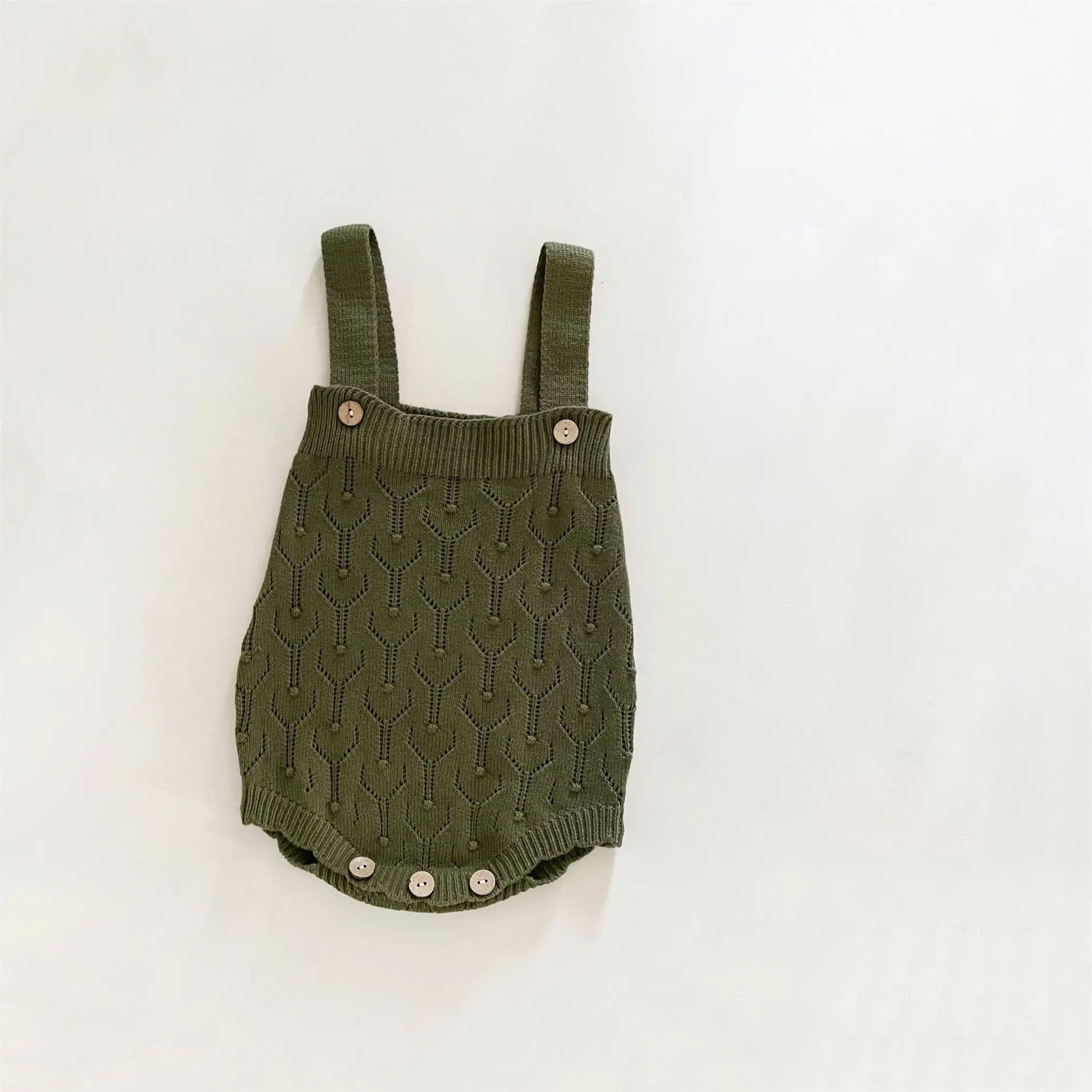 -ベビーカーディガン ロンパース ニットカーディガンセーター ニットサスペンダーボディスーツ 2カラー【mh0004401】 - mamahalo shop - カーディガン・パーカー -  べビー服 - 子供服 - 男の子 - 女の子