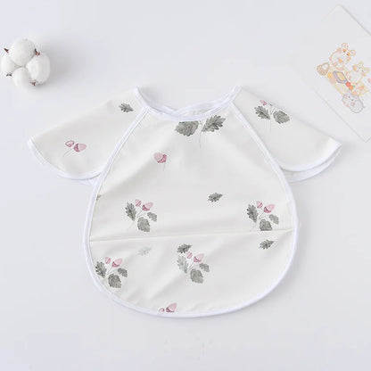 -お食事エプロン ポケットスタイ 離乳食 半袖ビブ 防水エプロン - mamahalo shop - お食事エプロン -  べビー服 - 子供服 - 男の子 - 女の子