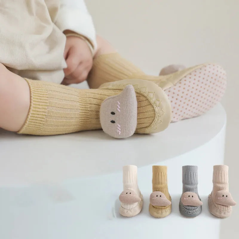 -ベビーソックス ソフト ルームシューズ ファーストシューズ 靴下 室内ばき - mamahalo shop - ベビー用靴下・タイツ -  べビー服 - 子供服 - 男の子 - 女の子