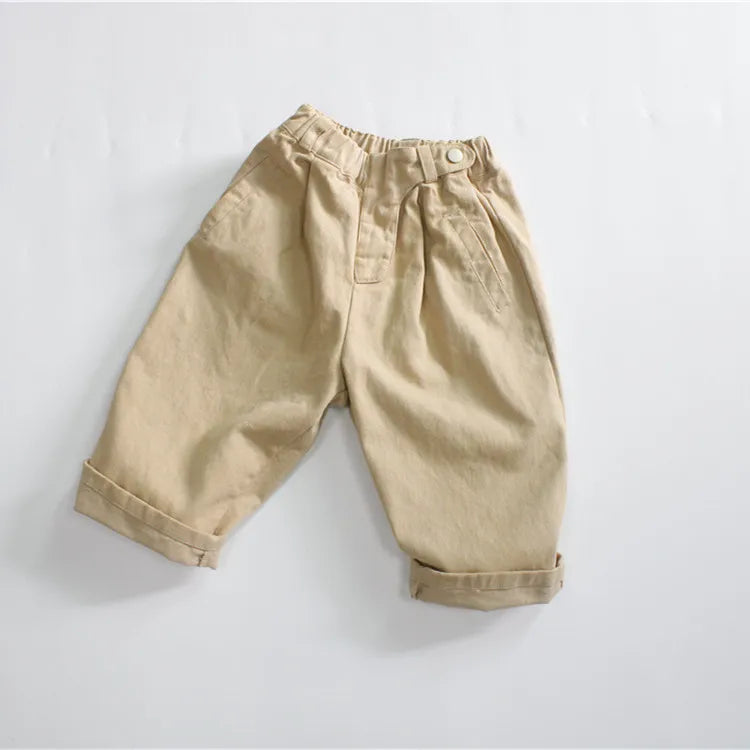 -キッズ ルーズ ロング パンツ - mamahalo shop - ロングパンツ・スウェットパンツ -  べビー服 - 子供服 - 男の子 - 女の子