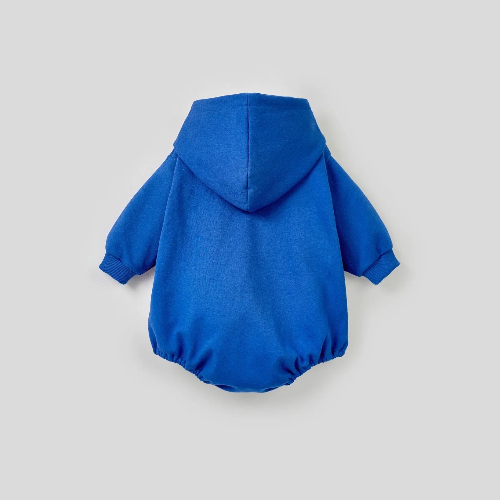 -ベビーロンパース HELLOWレターロゴプリントフーディ長袖ボディスーツ 2カラー - mamahalo shop - 長袖ロンパース -  べビー服 - 子供服 - 男の子 - 女の子