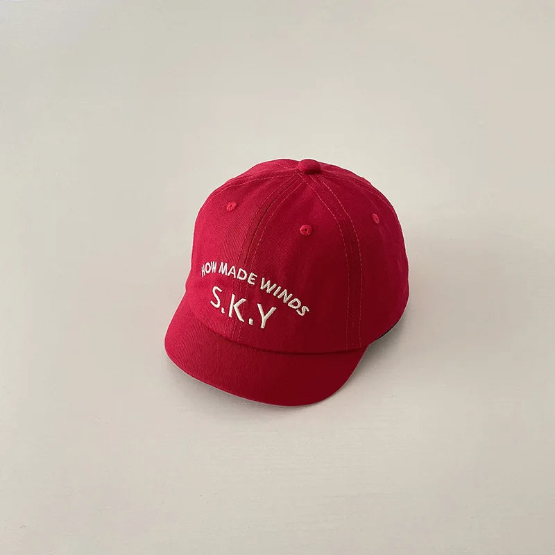 -ベビー帽子 キャップ 野球帽 レターロゴ刺繍 ハット【mh0005447】 - mamahalo shop - ベビー用帽子 -  べビー服 - 子供服 - 男の子 - 女の子