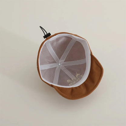 -ベビー帽子 キャップ 野球帽 ソフトブリム レターロゴ刺繍【mh0006371】 - mamahalo shop -  -  べビー服 - 子供服 - 男の子 - 女の子