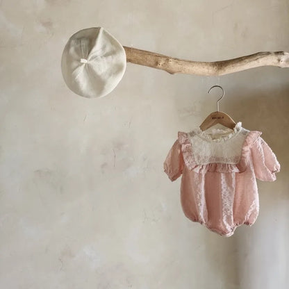 -ベビーロンパース 半袖フリルボディスーツ 2カラー【mh0005535】 - mamahalo shop - 半袖ロンパース -  べビー服 - 子供服 - 男の子 - 女の子