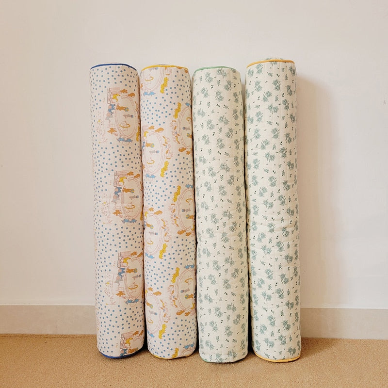 -ロングクッション 抱き枕 ベビーピロー フラワー 花柄 サーカス柄 4種 15x60cm【mh0002802】 - mamahalo shop - ベビー寝具 -  べビー服 - 子供服 - 男の子 - 女の子