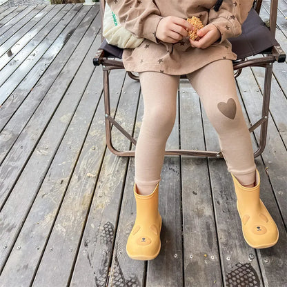 -キッズ ハート レギンス パンツ - mamahalo shop - レギンスパンツ -  べビー服 - 子供服 - 男の子 - 女の子