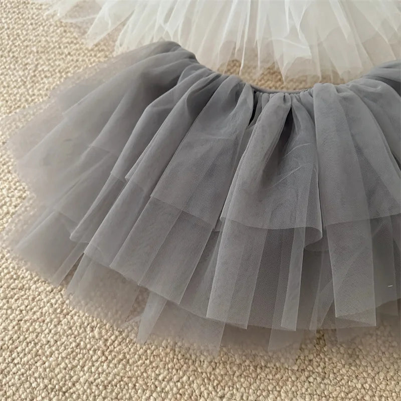 -キッズスカート チュチュ チュールスカート 重ね着 3カラー - mamahalo shop - スカート -  べビー服 - 子供服 - 男の子 - 女の子