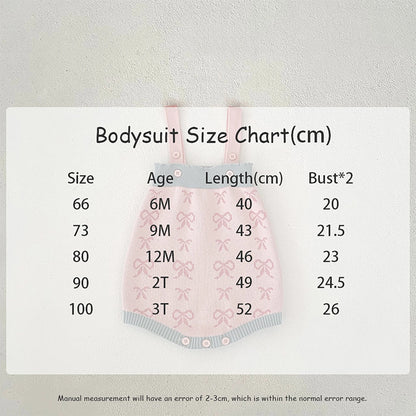 -ベビーカーディガン/ロンパース ニットジャケット/ニットサスペンダーボディスーツ リボン【mh0006475】 - mamahalo shop - ロンパースセットアップ -  べビー服 - 子供服 - 男の子 - 女の子