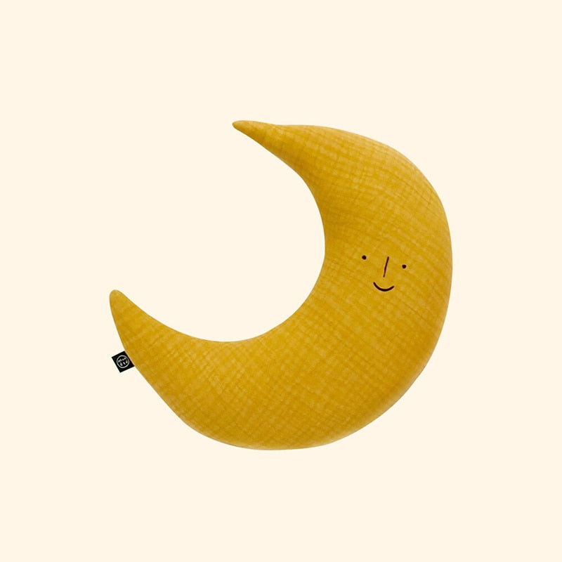 -ベビー クッション ピロー りんご 梨 月 ムーン クラウド サークル - mamahalo shop - クッション・クッションカバー -  べビー服 - 子供服 - 男の子 - 女の子